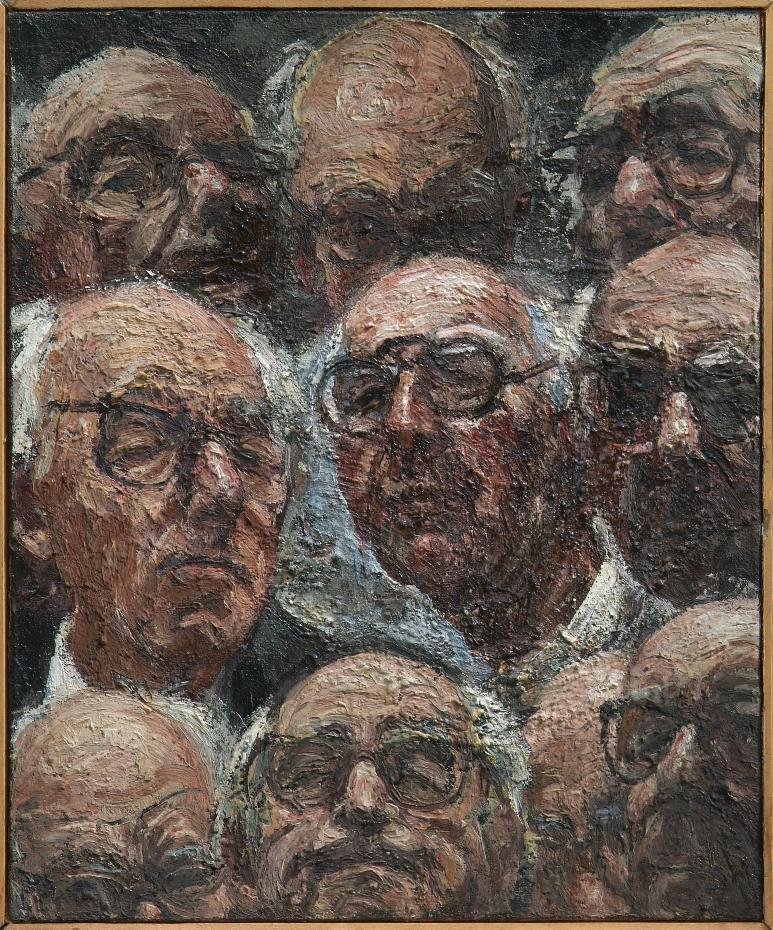 Autoritratti Espressoni d’Artista, Olio su tela, cm 48 x 58, Anni ’70