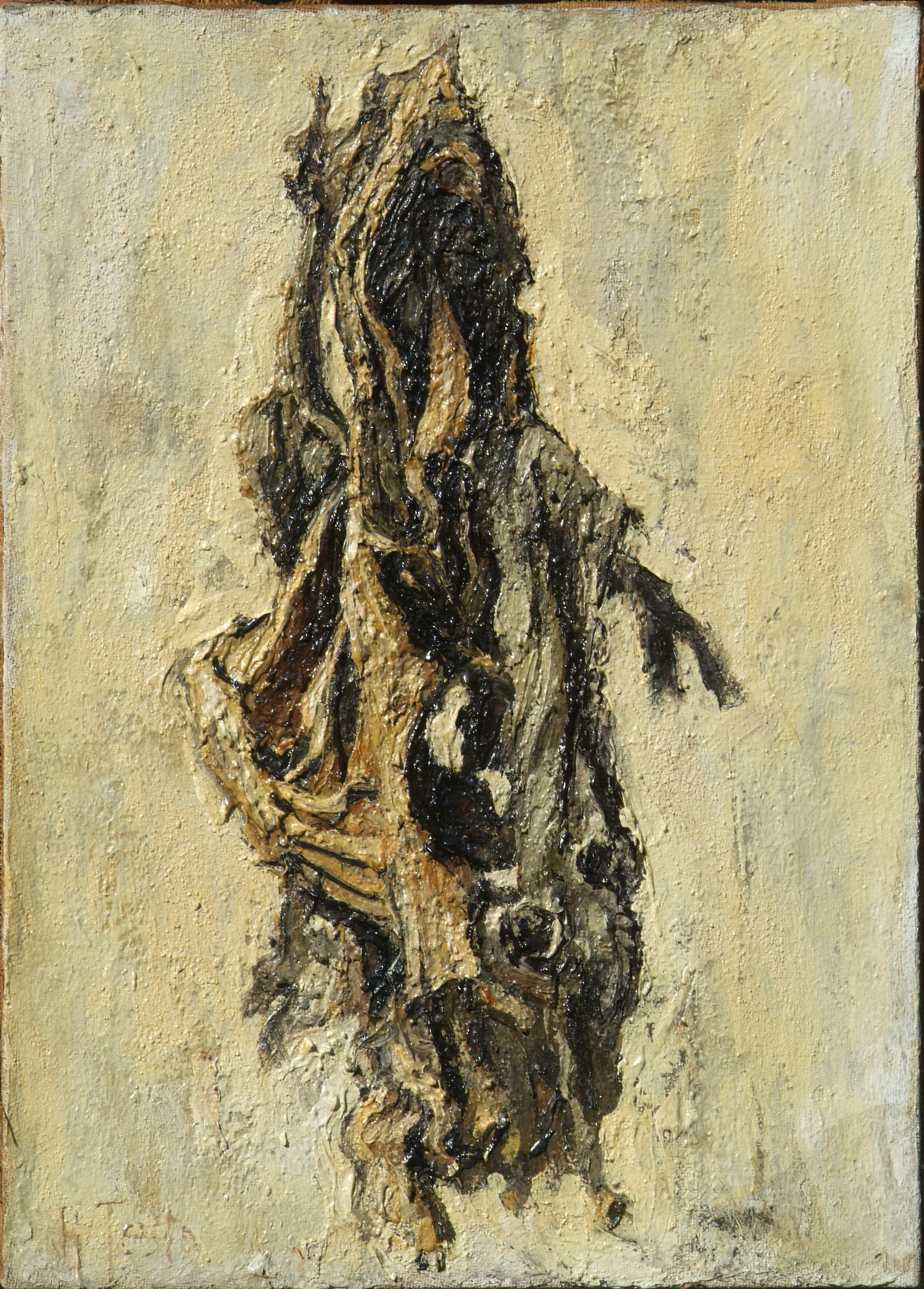 Lemure nasone, olio su tela, cm 50 x 70, anni ’80