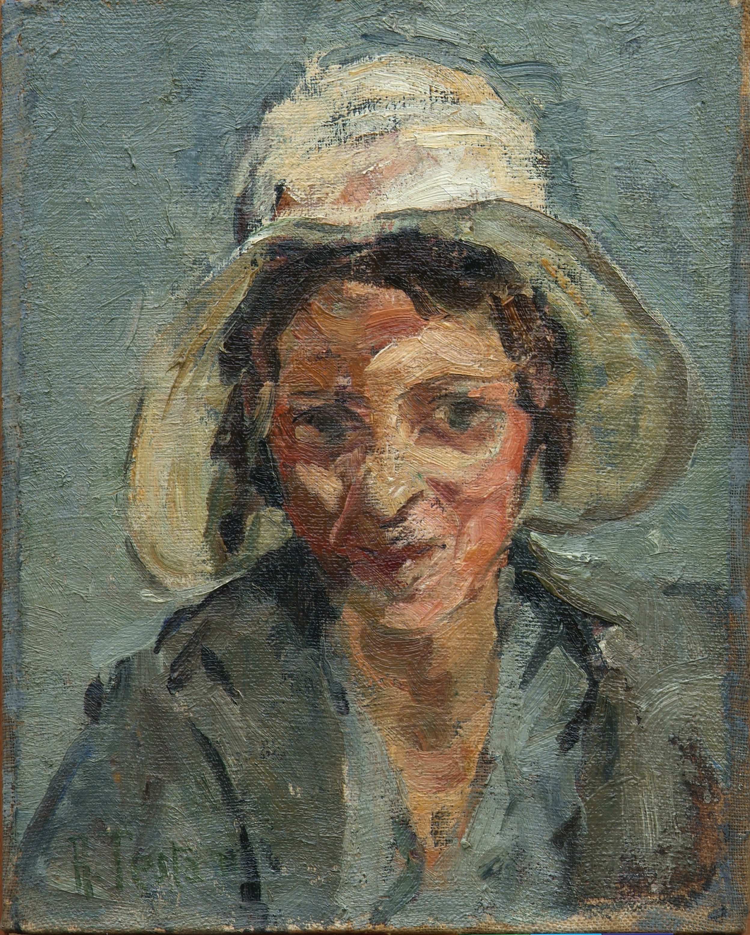 Ritratti di Lisetta col cappello, Olio su tela, Anni ’30