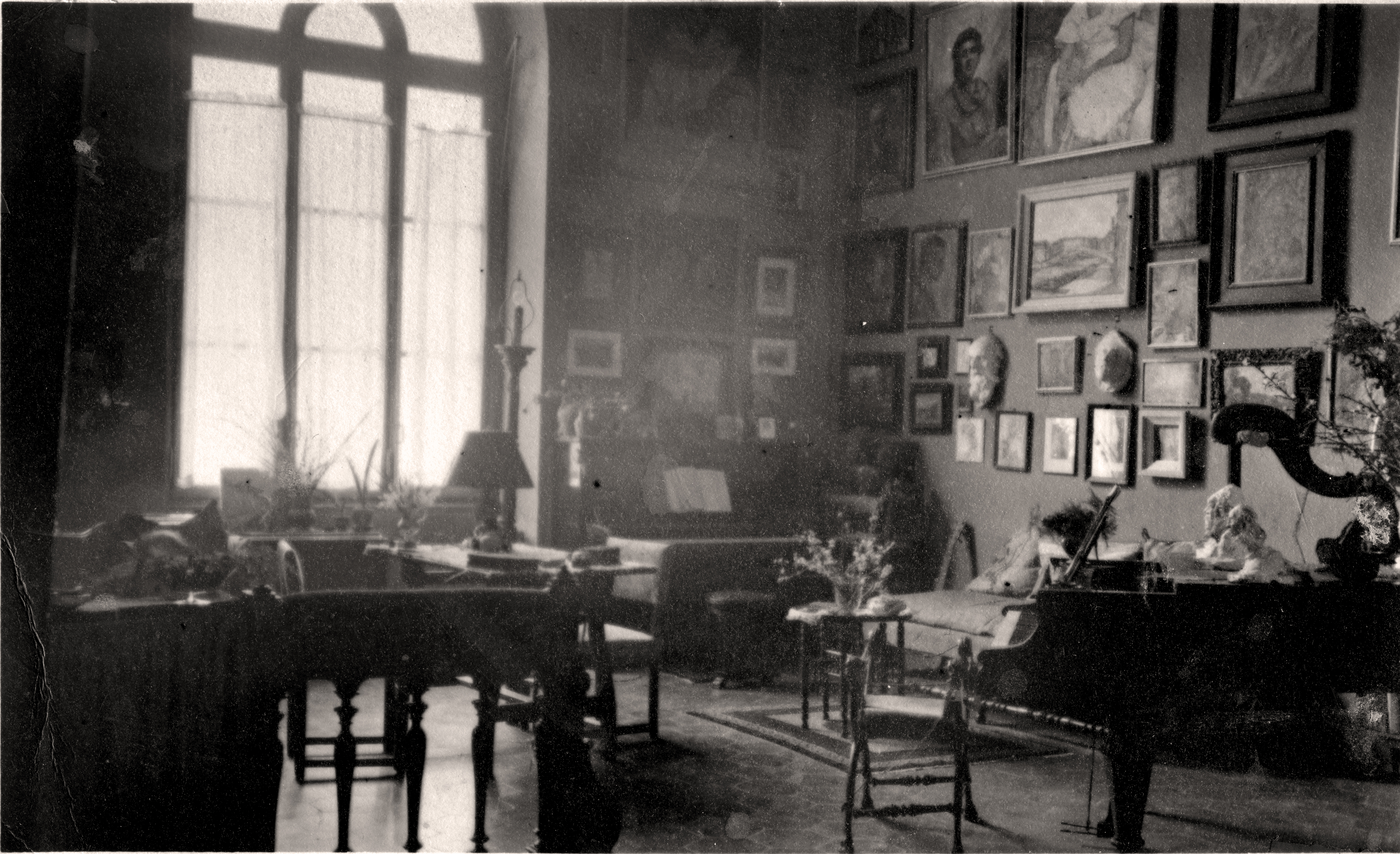 Studio di piazza Benefica prima del bombardamento 1940
